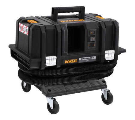 Аккумуляторный строительный пылесос DEWALT DCV586MK, 54 В, 11 л, без АКБ и ЗУ, на тележке TSTAK (DCV586MK-XJ)