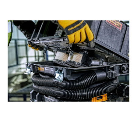 Аккумуляторный строительный пылесос DEWALT DCV586MK, 54 В, 11 л, без АКБ и ЗУ, на тележке TSTAK (DCV586MK-XJ)