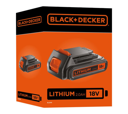 Аккумулятор BLACK+DECKER BL2018, Li-Ion, 18 В, 2 Ач (BL2018-XJ)