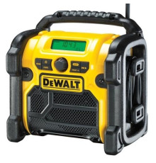 Аккумуляторный радиоприемник DEWALT, 12/18 В, с возможностью работы от сети, без АКБ и ЗУ, DCR020