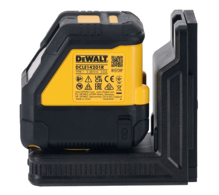 Аккумуляторный лазерный нивелир DEWALT DCLE14201RB, красный луч, 30 м, в чехле (DCLE14201RB-XJ)