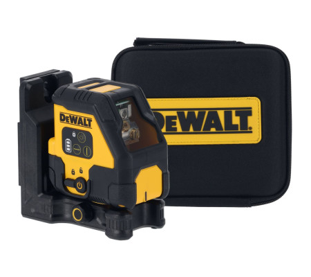 Аккумуляторный лазерный нивелир DEWALT DCLE14201RB, красный луч, 30 м, в чехле (DCLE14201RB-XJ)