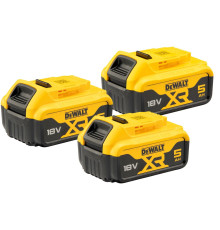 Аккумулятор DEWALT DCB184P3, Li-Ion, 18 В, 5 Ач, 3 шт. (DCB184P3-XJ)