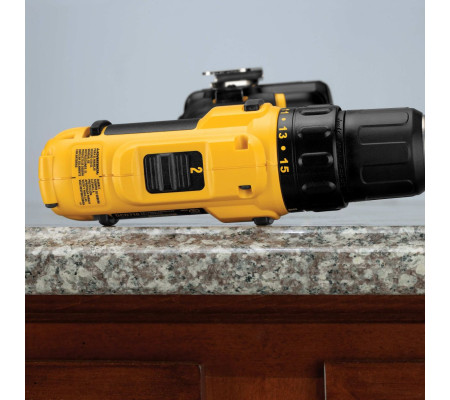 Аккумуляторная дрель-шуруповерт DEWALT DCD710D2, 12 В, 1500 об/мин, с АКБ 2 Ач и ЗУ, в кейсе (DCD710D2-QW)