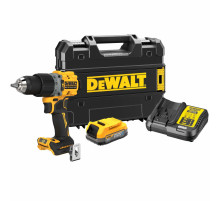Ударная дрель-шуруповерт DEWALT DCD805E1T, 18 В, 2000 об/мин, 34000 уд/мин, с АКБ 1.7 Ач и ЗУ, в кейсе TSTAK (DCD805E1T-QW)