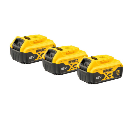 Аккумуляторный набор DEWALT DCK422P3, 18 В: дрель-шуруповерт DCD796 + шуруповерт DCF887 + УШМ DCG405 + перфоратор DCH273, с 3 АКБ 5 Ач и ЗУ, в 2 кейсах