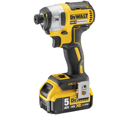 Аккумуляторный набор DEWALT DCK422P3, 18 В: дрель-шуруповерт DCD796 + шуруповерт DCF887 + УШМ DCG405 + перфоратор DCH273, с 3 АКБ 5 Ач и ЗУ, в 2 кейсах