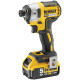 Аккумуляторный набор DEWALT DCK422P3, 18 В: дрель-шуруповерт DCD796 + шуруповерт DCF887 + УШМ DCG405 + перфоратор DCH273, с 3 АКБ 5 Ач и ЗУ, в 2 кейсах