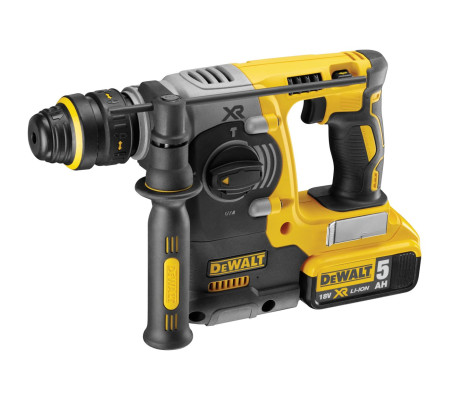 Аккумуляторный набор DEWALT DCK422P3, 18 В: дрель-шуруповерт DCD796 + шуруповерт DCF887 + УШМ DCG405 + перфоратор DCH273, с 3 АКБ 5 Ач и ЗУ, в 2 кейсах