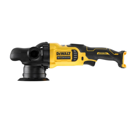 Аккумуляторная полировальная машина DEWALT DCM848P1, 18 В, 125 мм, 5500 кол/мин, с АКБ 5 Ач и ЗУ (DCM848P1N-XJ)