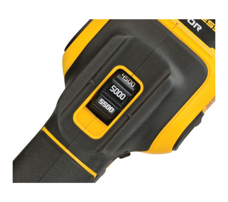 Аккумуляторная полировальная машина DEWALT DCM848P1, 18 В, 125 мм, 5500 кол/мин, с АКБ 5 Ач и ЗУ (DCM848P1N-XJ)