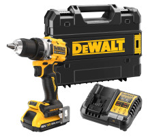 Аккумуляторная дрель-шуруповерт DEWALT DCD800D1T, 18 В, 2000 об/мин, с АКБ 2 Ач и ЗУ, в кейсе TSTAK (DCD800D1NT-XJ)