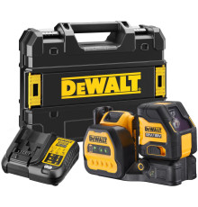 Аккумуляторный лазерный построитель плоскостей DEWALT DCE088D1G18, 12/18 В, зеленый луч, 30 м, с АКБ 2 Ач и ЗУ, в кейсе TSTAK