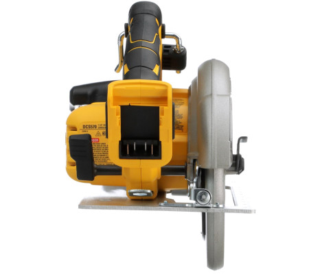 Аккумуляторная дисковая пила DEWALT DCS570P2, 18 В, 184 мм, 5500 об/мин, с 2 АКБ 5 Ач и ЗУ, в кейсе TSTAK (DCS570P2-QW)