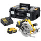 Аккумуляторная дисковая пила DEWALT DCS570P2, 18 В, 184 мм, 5500 об/мин, с 2 АКБ 5 Ач и ЗУ, в кейсе TSTAK (DCS570P2-QW)