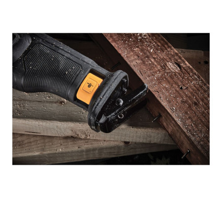 Аккумуляторная сабельная пила DEWALT DCS386NT, 18/54 В, 3000 ход/мин, 28.6 мм, без АКБ и ЗУ, в кейсе TSTAK (DCS386NT-XJ)