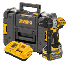 Ударная дрель-шуруповерт DEWALT DCD996X1, 18 В, 2250 об/мин, 38250 уд/мин, с АКБ 9 Ач и ЗУ, в кейсе TSTAK (DCD996X1-QW)