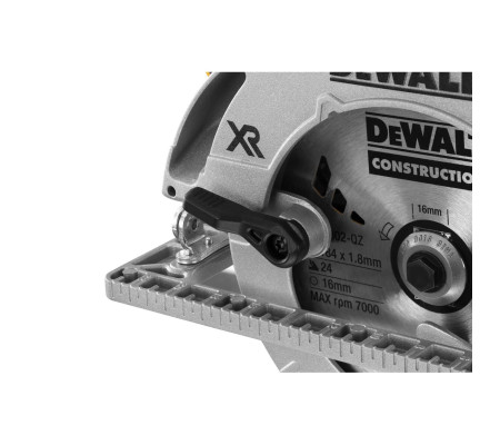 Аккумуляторная дисковая пила DEWALT DCS572P1, 18 В, 184 мм, 5500 об/мин, с АКБ 5 Ач и ЗУ (DCS572P1N-XJ)