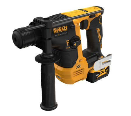 Аккумуляторный перфоратор DEWALT DCH072, 12 В, 1.2 Дж, 4280 уд/мин, с 2 АКБ 5 Ач и ЗУ, в кейсе TSTAK (DCH072P2-QW)