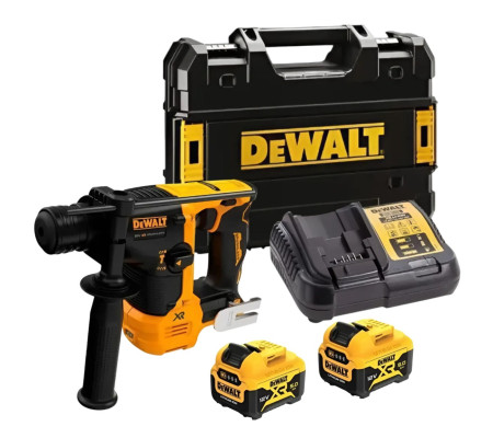 Аккумуляторный перфоратор DEWALT DCH072, 12 В, 1.2 Дж, 4280 уд/мин, с 2 АКБ 5 Ач и ЗУ, в кейсе TSTAK (DCH072P2-QW)