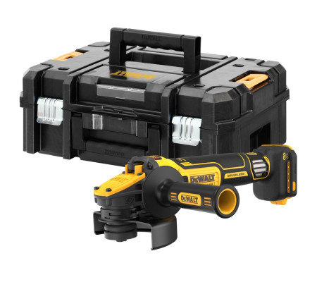 Аккумуляторная угловая шлифмашина DEWALT DCG409VSNT, 18/54 В, 125 мм, 9000 об/мин, без АКБ и ЗУ, в кейсе TSTAK (DCG409VSNT-XJ)