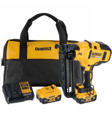 Аккумуляторный шпилькозабивной пистолет DEWALT DCN660P2, 18 В, 48 Дж, c 2 АКБ 5 Ач, ЗУ, в сумке