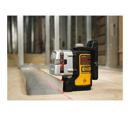 Самовыравнивающийся линейный КРАСНЫЙ лазерный уровень DEWALT DW089K