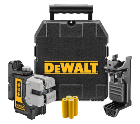 Самовыравнивающийся линейный КРАСНЫЙ лазерный уровень DEWALT DW089K