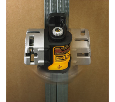 Самовыравнивающийся линейный КРАСНЫЙ лазерный уровень DEWALT DW089K