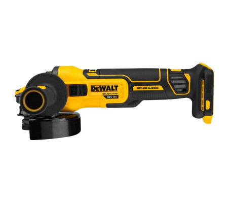 Аккумуляторная угловая шлифмашина DEWALT DCG409T1, 18/54 В, 125 мм, 9000 об/мин, с АКБ 6 Ач и ЗУ, в кейсе TSTAK (DCG409T1-QW)