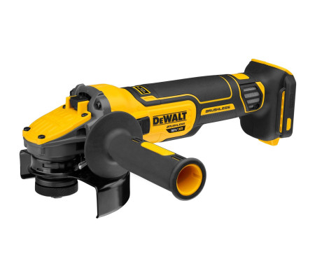 Аккумуляторная угловая шлифмашина DEWALT DCG409T1, 18/54 В, 125 мм, 9000 об/мин, с АКБ 6 Ач и ЗУ, в кейсе TSTAK (DCG409T1-QW)