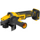 Аккумуляторная угловая шлифмашина DEWALT DCG409T1, 18/54 В, 125 мм, 9000 об/мин, с АКБ 6 Ач и ЗУ, в кейсе TSTAK (DCG409T1-QW)
