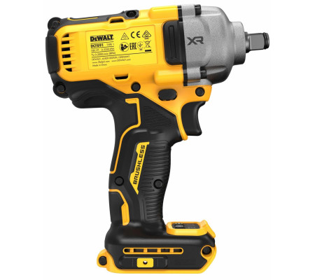 Аккумуляторный гайковерт DEWALT DCF891P2G, 18 В, 1084 Нм, 3250 уд/мин, с 2 АКБ 5 Ач и ЗУ, в чехле (DCF891P2G-QW)