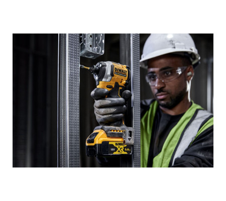 Аккумуляторный шуруповерт DEWALT DCF850NT, 18 В, 206 Нм, 3800 уд/мин, без АКБ и ЗУ, в кейсе TSTAK (DCF850NT-XJ)