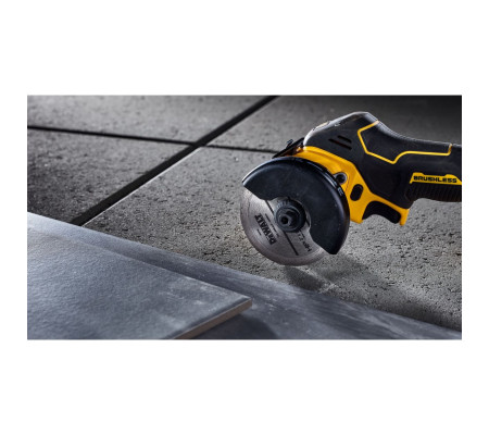 Аккумуляторная отрезная машина DEWALT DCS438E2T, 18 В, 76 мм, 20000 об/мин, с 2 АКБ 1.7 Ач и ЗУ, в кейсе TSTAK