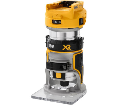 Аккумуляторный вертикальный фрезер DEWALT DCW604NT, 18 В, 25500 об/мин, 55 мм, без АКБ и ЗУ, в кейсе TSTAK (DCW604NT-XJ)