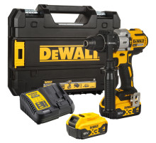 Дрель-шуруповерт DEWALT DCD996M2, 18 В, 2250 об/мин, 38250 уд/мин, с 2 АКБ 4 Ач и ЗУ, в кейсе TSTAK (DCD996M2-QW)
