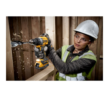 Аккумуляторная дрель-шуруповерт DEWALT DCD800E1T, 18 В, 2000 об/мин, с АКБ 1.7 Ач и ЗУ, в кейсе TSTAK (DCD800E1T-QW)