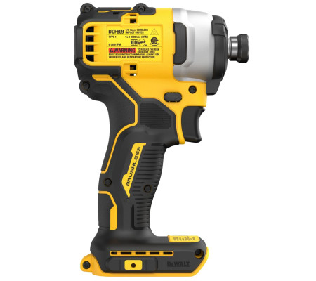 Аккумуляторный шуруповерт DEWALT DCF809NT, 18 В, 190 Нм, 3200 уд/мин, без АКБ и ЗУ, в кейсе (DCF809NT-XJ)
