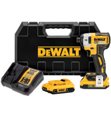 Аккумуляторный шуруповерт DEWALT DCF887D2, 18 В, 205 Нм, 3250 уд/мин, с 2 АКБ 2 Ач и ЗУ, в кейсе (DCF887D2-QW)