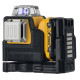 Аккумуляторный лазерный нивелир DEWALT DCE0811D1G, 12 В, зеленый луч, 35 м, с АКБ 2 Ач и ЗУ, в кейсе TSTAK (DCE0811D1G-QW)