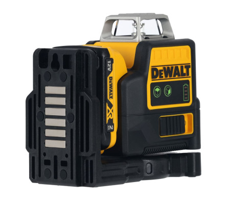 Аккумуляторный лазерный нивелир DEWALT DCE0811D1G, 12 В, зеленый луч, 35 м, с АКБ 2 Ач и ЗУ, в кейсе TSTAK (DCE0811D1G-QW)