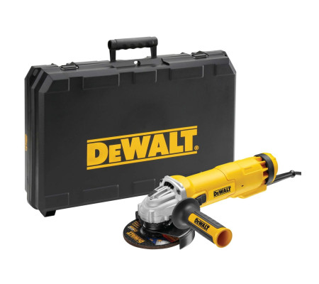Угловая шлифмашина DEWALT DWE4217KD, 1200 Вт, 125 мм, 11000 об/мин, в кейсе