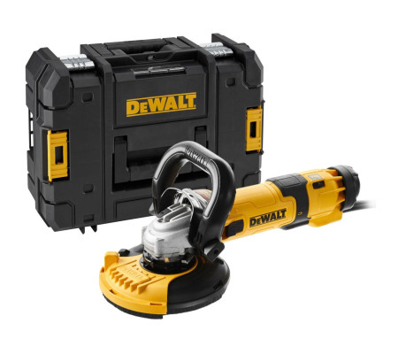 Угловая шлифмашина DEWALT DWE4257KT, 1500 Вт, 125 мм, 10000 об/мин, в кейсе TSTAK