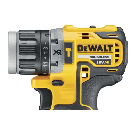 Ударная дрель-шуруповерт DEWALT DCD796E1T, 18 В, 2000 об/мин, 34000 уд/мин, с АКБ 1.7 Ач, в кейсе TSTAK (DCD796E1T-QW)