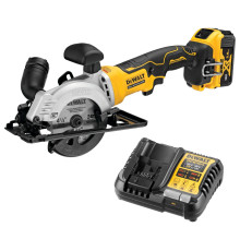Аккумуляторная дисковая пила DEWALT DCS571P1, 20 В, 115 мм, 4500 об/мин, с АКБ 5 Ач и ЗУ (DCS571P1N-XJ-A9)