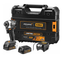 Шуруповерт DEWALT McLaren Limited Edition DCF85ME2GT, 18 В, 205 Нм, с 2 АКБ 1.7 Ач и ЗУ, в кейсе TSTAK (DCF85ME2GT-QW)