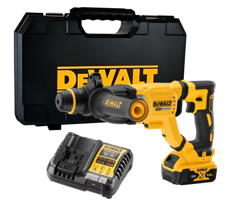 Аккумуляторный перфоратор DEWALT DCH263P1, 18 В, 3 Дж, 4300 уд/мин, с АКБ 5 Ач и ЗУ, в кейсе (DCH263P1-QW)