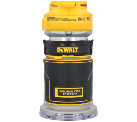 Аккумуляторный кромочный фрезер DEWALT DCW600B, 20 В, 25500 об/мин, 55 мм, без АКБ и ЗУ (DCW600B-XJ)