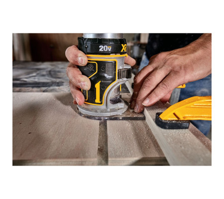Аккумуляторный кромочный фрезер DEWALT DCW600B, 20 В, 25500 об/мин, 55 мм, без АКБ и ЗУ (DCW600B-XJ)